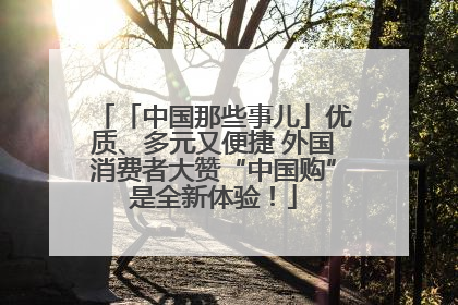 「中国那些事儿」优质、多元又便捷 外国消费者大赞“中国购”是全新体验！