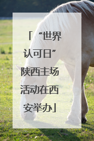 “世界认可日”陕西主场活动在西安举办