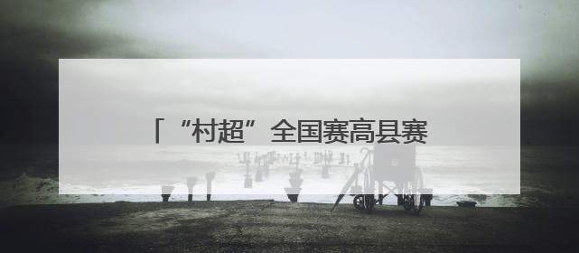 “村超”全国赛高县赛区圆满收官 小城与大赛实现“双向奔赴”