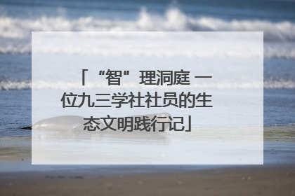 “智”理洞庭 一位九三学社社员的生态文明践行记