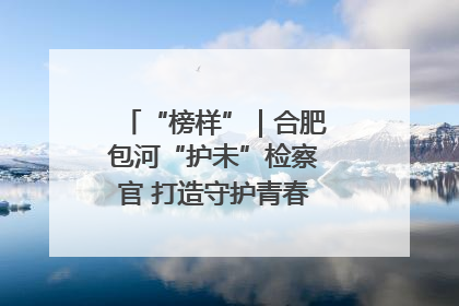 “榜样”｜合肥包河“护未”检察官 打造守护青春成长的永恒灯塔