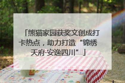 熊猫家园获奖文创成打卡热点，助力打造“锦绣天府·安逸四川”