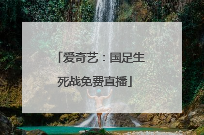 爱奇艺：国足生死战免费直播