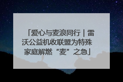 爱心与麦浪同行｜雷沃公益机收联盟为特殊家庭解燃“麦”之急