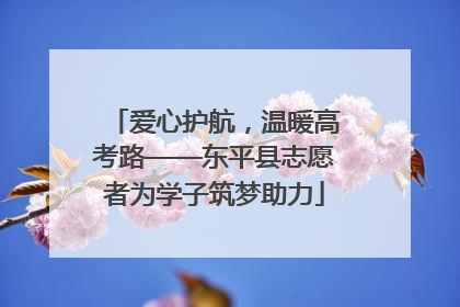 爱心护航，温暖高考路——东平县志愿者为学子筑梦助力