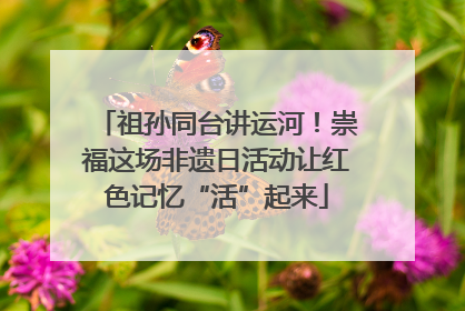 祖孙同台讲运河！崇福这场非遗日活动让红色记忆“活”起来