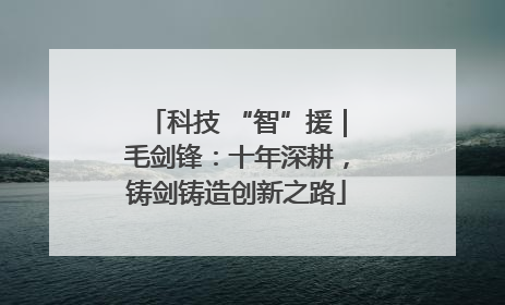 科技 “智”援｜毛剑锋：十年深耕，铸剑铸造创新之路