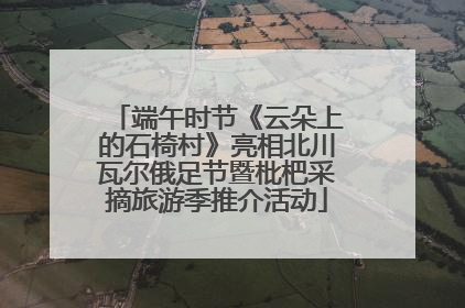 端午时节《云朵上的石椅村》亮相北川瓦尔俄足节暨枇杷采摘旅游季推介活动