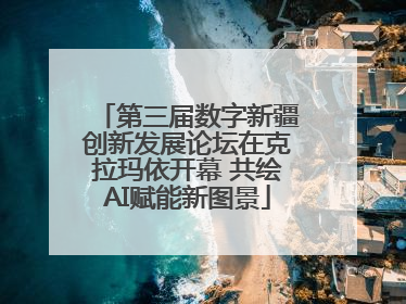 第三届数字新疆创新发展论坛在克拉玛依开幕 共绘AI赋能新图景