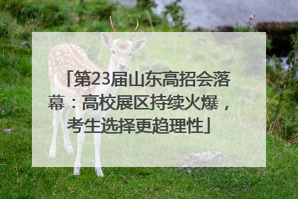 第23届山东高招会落幕：高校展区持续火爆，考生选择更趋理性