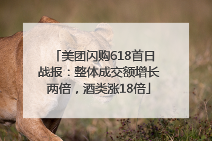 美团闪购618首日战报：整体成交额增长两倍，酒类涨18倍