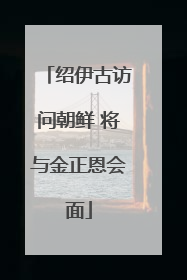绍伊古访问朝鲜 将与金正恩会面