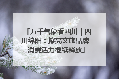 万千气象看四川｜四川绵阳：擦亮文旅品牌 消费活力继续释放