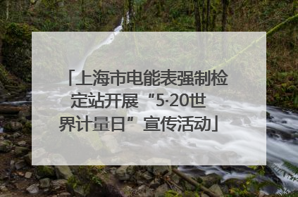 上海市电能表强制检定站开展“5·20世界计量日”宣传活动