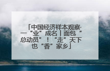 中国经济样本观察·一“业”成名丨面包“总动员”！“走”天下也“香”家乡