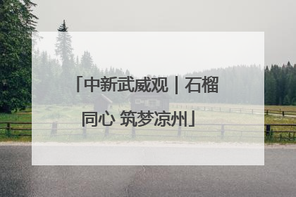 中新武威观｜石榴同心 筑梦凉州