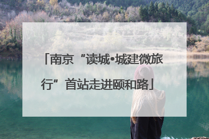 南京“读城•城建微旅行”首站走进颐和路