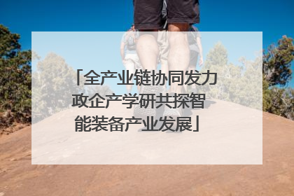 全产业链协同发力 政企产学研共探智能装备产业发展