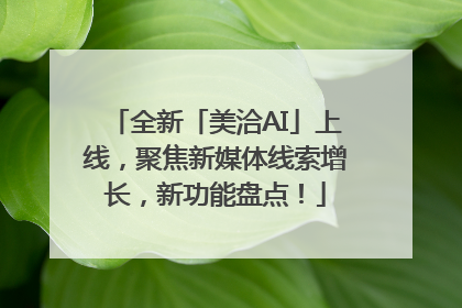 全新「美洽AI」上线，聚焦新媒体线索增长，新功能盘点！