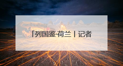 列国鉴·荷兰丨记者观察：“低地国家”荷兰如何与水共生