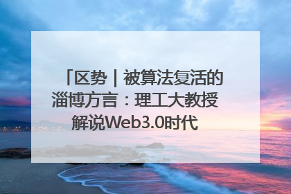 区势｜被算法复活的淄博方言：理工大教授解说Web3.0时代声音传播密码