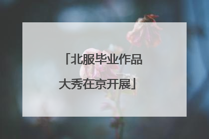 北服毕业作品大秀在京开展