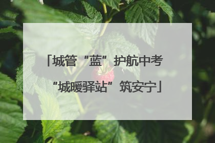 城管“蓝”护航中考 “城暖驿站”筑安宁