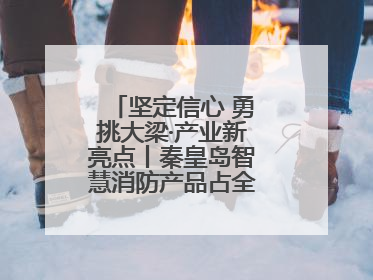 坚定信心 勇挑大梁·产业新亮点丨秦皇岛智慧消防产品占全国市场超四成