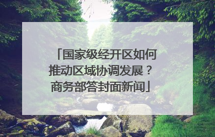 国家级经开区如何推动区域协调发展？商务部答封面新闻