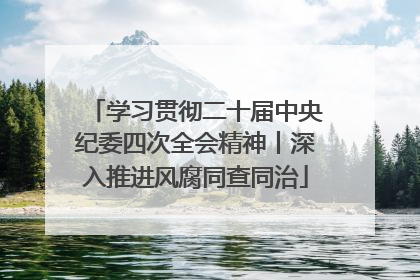 学习贯彻二十届中央纪委四次全会精神丨深入推进风腐同查同治