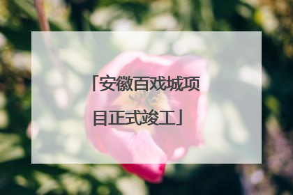 安徽百戏城项目正式竣工