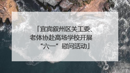 宜宾叙州区关工委、老体协赴高场学校开展“六一”慰问活动