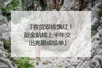 客货双线飘红！厦金航线上半年交出亮眼成绩单