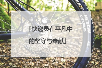 快递员在平凡中的坚守与奉献
