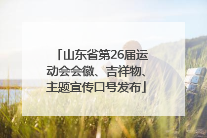 山东省第26届运动会会徽、吉祥物、主题宣传口号发布
