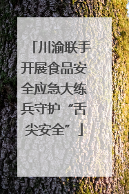 川渝联手开展食品安全应急大练兵守护“舌尖安全”