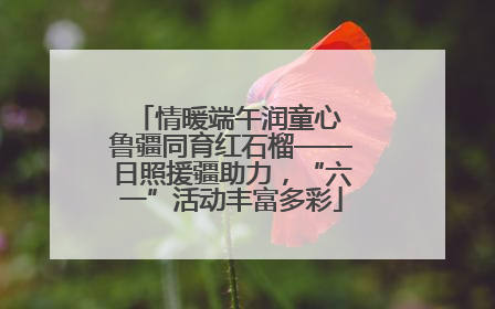 情暖端午润童心 鲁疆同育红石榴——日照援疆助力，“六一”活动丰富多彩