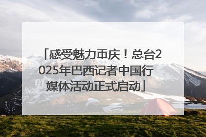 感受魅力重庆！总台2025年巴西记者中国行媒体活动正式启动