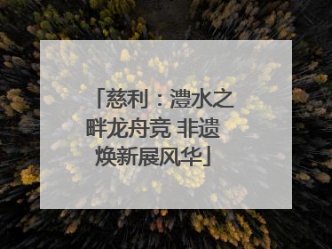 慈利：澧水之畔龙舟竞 非遗焕新展风华