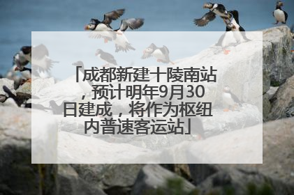 成都新建十陵南站，预计明年9月30日建成，将作为枢纽内普速客运站
