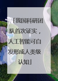 我国科研团队首次证实，人工智能可自发形成人类级认知