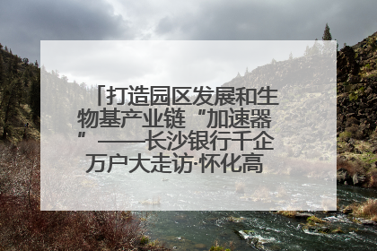 打造园区发展和生物基产业链“加速器”——长沙银行千企万户大走访·怀化高新区、生物基产业链专场活动举行