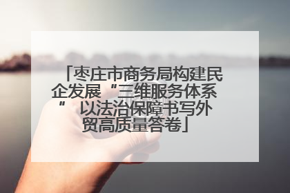 枣庄市商务局构建民企发展“三维服务体系” 以法治保障书写外贸高质量答卷