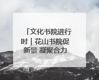 文化书院进行时｜花山书院促新景 凝聚合力促善治