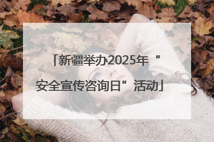 新疆举办2025年“安全宣传咨询日”活动