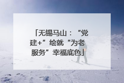 无锡马山：“党建+”绘就“为老服务”幸福底色