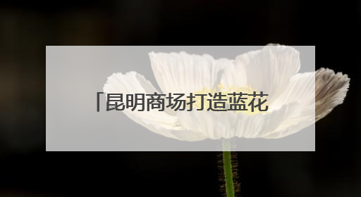 昆明商场打造蓝花楹花海引民众打卡