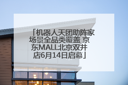 机器人天团助阵家场景全品类覆盖 京东MALL北京双井店6月14日启幕