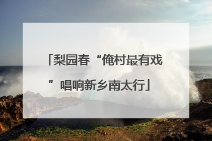 梨园春“俺村最有戏”唱响新乡南太行