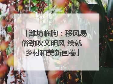 潍坊临朐：移风易俗劲吹文明风 绘就乡村和美新画卷